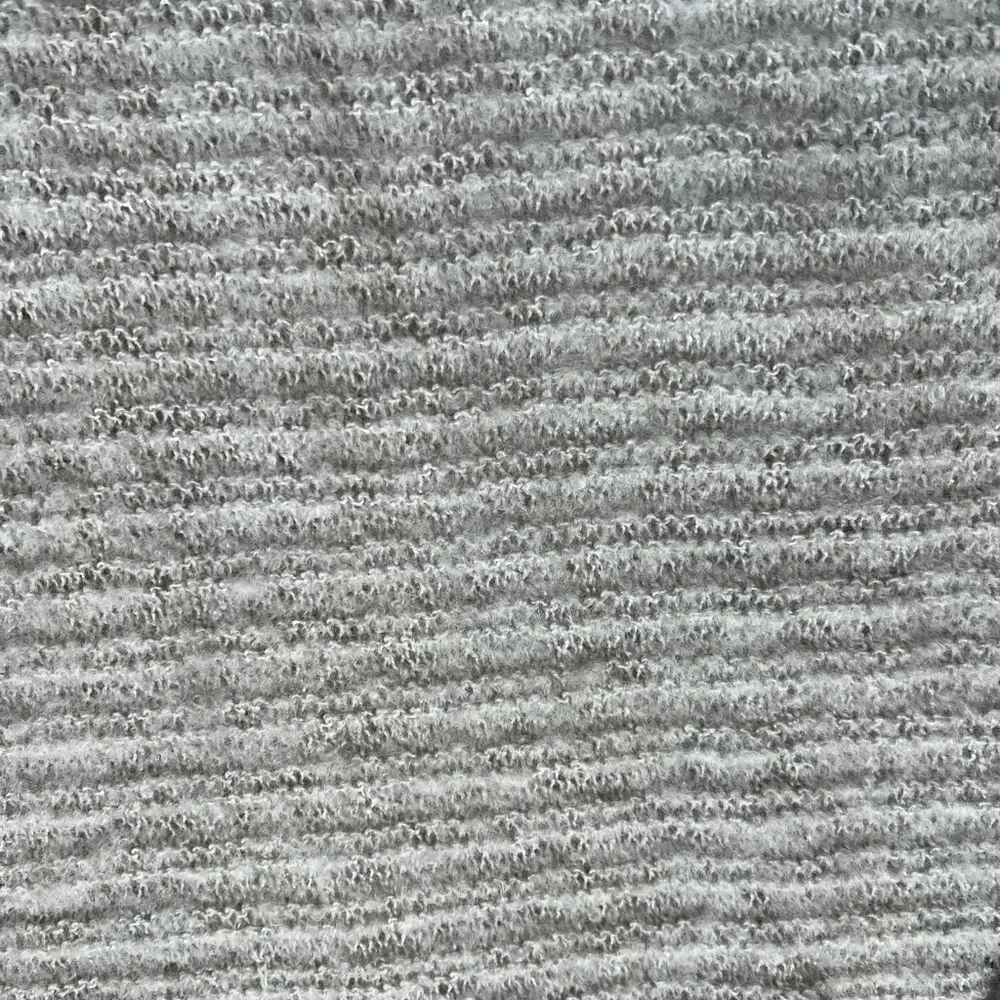 Gray Asymmetrical Thin Knit Scarf Gray NWT